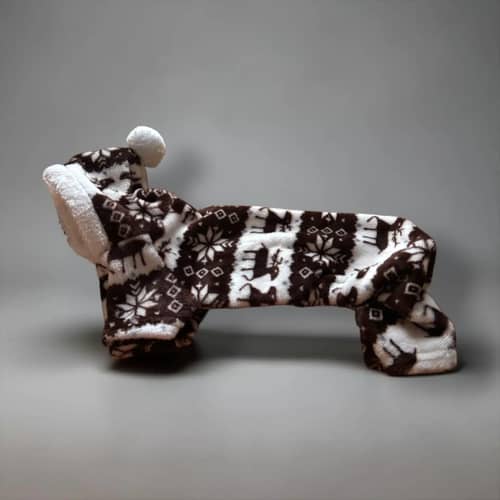 Winter Cosy Plush overall for dog