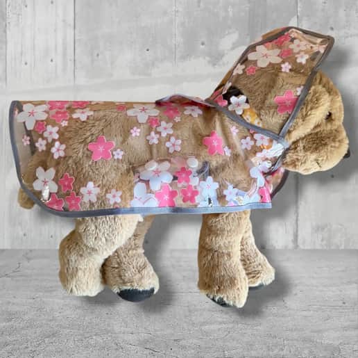 Sakura hund regntøj i Bra stand til lille hund, ryglængde 25cm