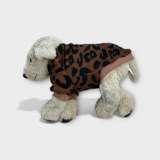 Mysig vinter hundtröja i grå fleece för små hundar. Andrahandskläder från SpringButiken.