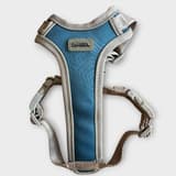 Grey-blue Hurtta Venture harness for dogs, size 40-45 cm.