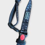 Svart Rukka reflexhalsband för hund, storlek S (20-30 cm), i utmärkt skick.