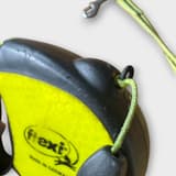 Detalj av Flexi Neon rullkoppel 5m, synligt, perfekt för SpringButiken second-hand