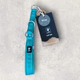 Hurtta Casual Half Choke halsband turkos detalj