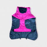 Hööks pink rain jacket for dog with reflective details, SpringButiken