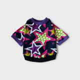 Vaaleanharmaa kissa- ja koirapaita tähtikuviolla, pehmeä ja kodikas lemmikkien vaate
