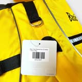 Basic Eco Basic Float -koiran pelastusliivi koko L, litteänä, näyttäen selän pituuden ja väriyhdistelmän