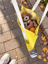 2-i-1 Väska med Vattentät Matta – Upcycled IKEA 1