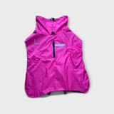 SpringButiken Hööks pink dog rain jacket with reflective details, second-hand, windbreaker-like design