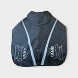 Grey Active Canis Reflex rain jacket for dog, size 45 cm, with reflective details for increased visibility. Second-hand pet apparel from SpringButiken.
