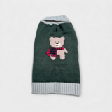 Närbild på den söta teddybjörnsdetaljen på TeddyBear hundtröjan