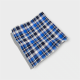 Striped Nordic style dog bandana for small to medium dogs, second-hand pet apparel from SpringButiken.