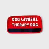 SpringButiken "Theraphy Dog" safety chain for dog harness, adjustable