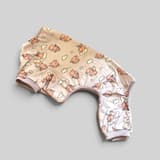 Änglagris hundpyjamas mönsterdetaljer