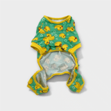 Duck-shaped pet pyjamas, size 1, soft animal sleepsuit