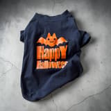 Happy Halloween T-shirt för hund - baksida