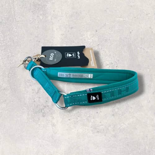 Hurtta Casual Half Choke halsband turkos framsida