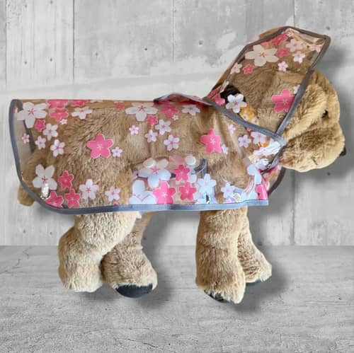 Sakura hund regnkläder i Bra skick för liten hund, rygglängd 25cm