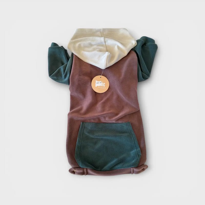 Koira yllään Basic Premium Aiko -huppari, selän pituus 50 cm, uudenveroinen